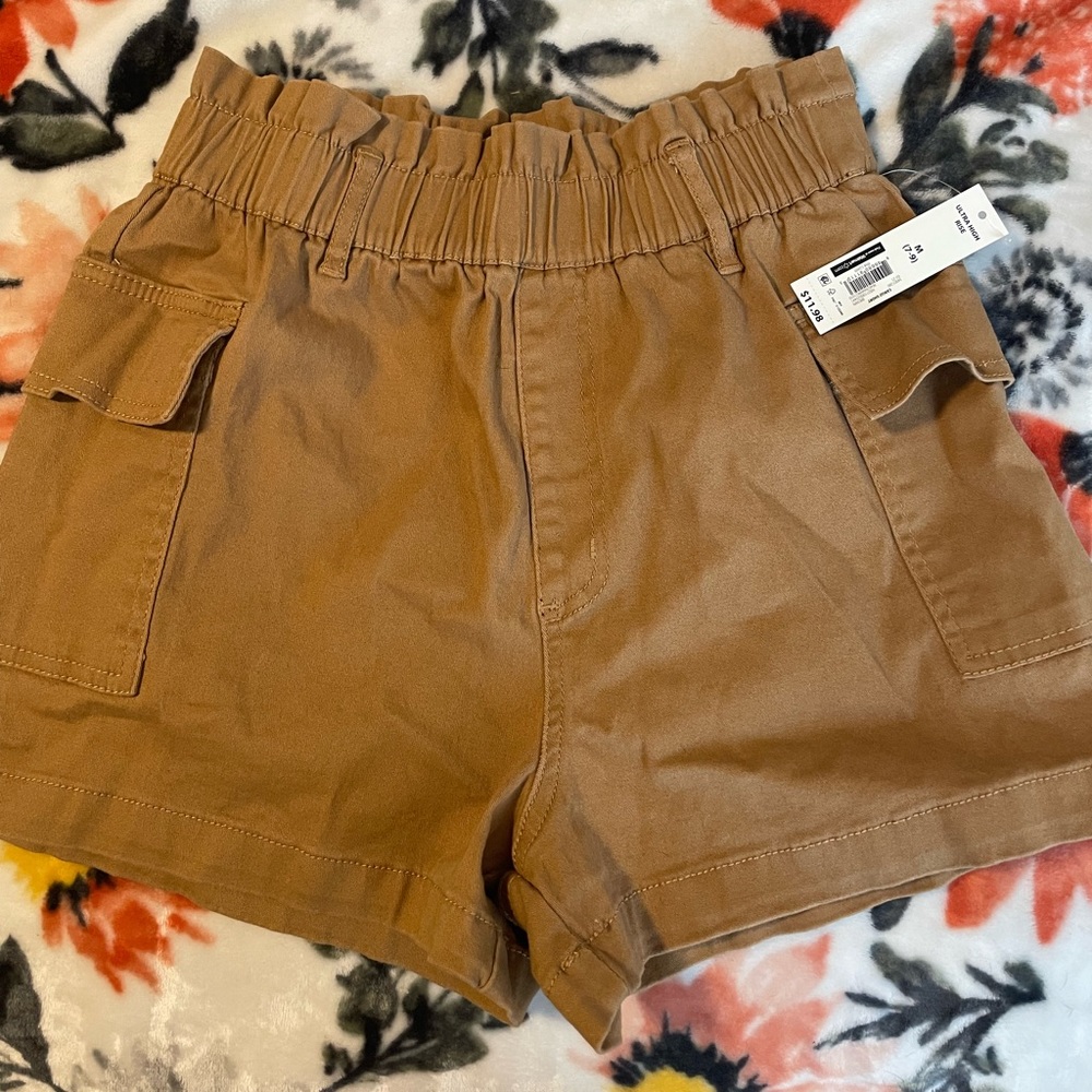 Brand new with tags high waisted cargo shorts